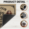 Personalized This Is My Happy Place Welcome Doormat Dog Lover Gift TH10 170487