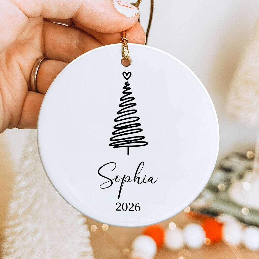 Personalized Custom Name Family Ceramic Ornament For Christmas TH10 170651