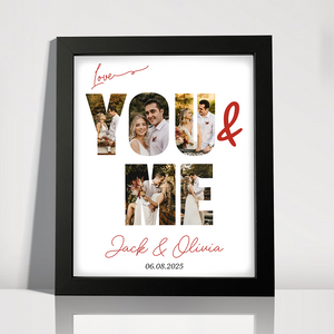 Custom Photo You & Me We Got This Picture Frame LM32 893803