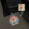 Custom Dog Photo Retro Sunset Dog Dad Car Door Projector Light CH07 896434
