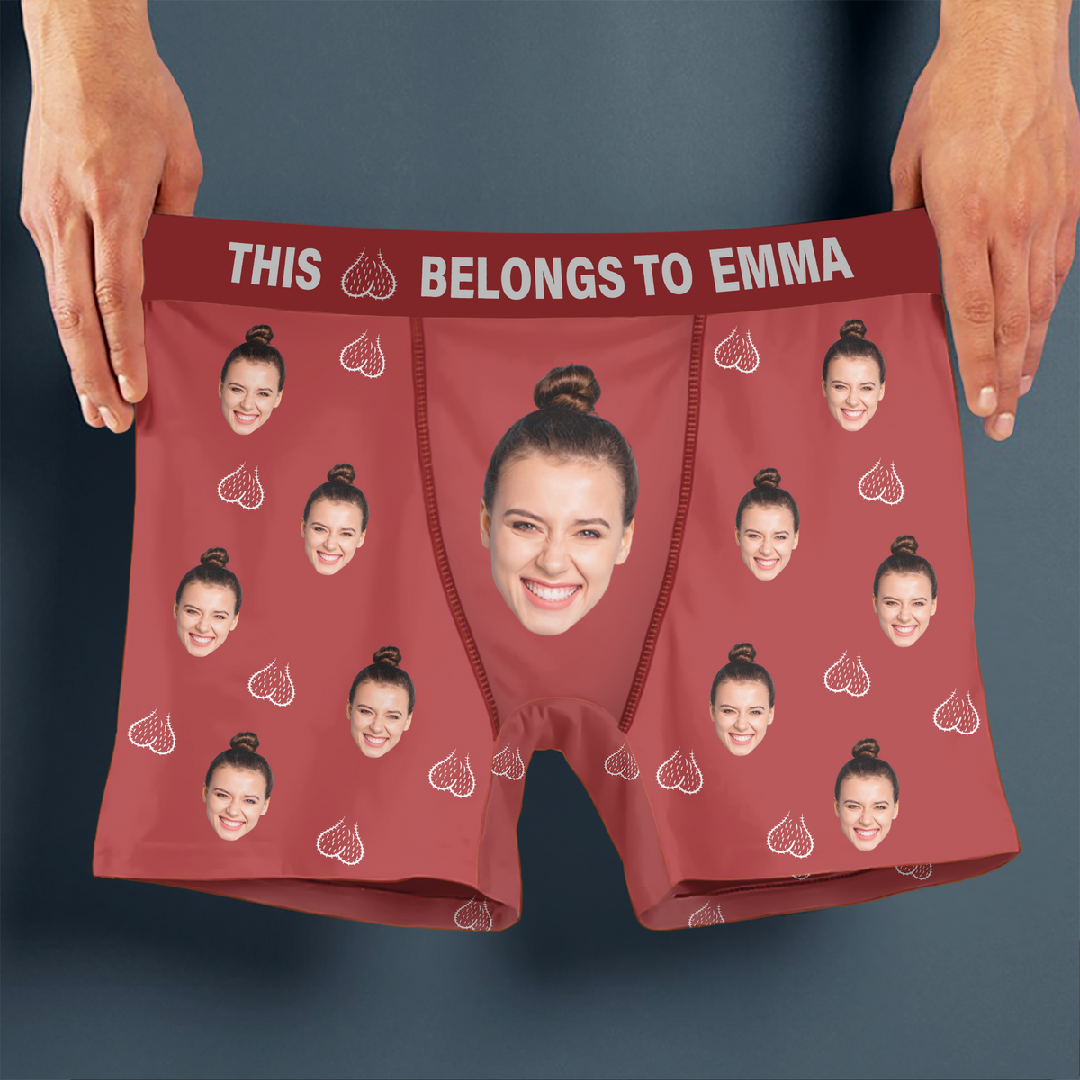 Custom Photo This Ball Belongs To Me Men's Boxer Briefs TH10 898173