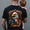 Patriotic God Bless America Dark Shirt 250th Anniversary of America Back Shirt CH07 910966