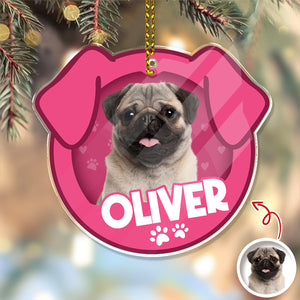 Custom Furry Baby Photo - Personalized Acrylic Ornament Gift For Dog Lovers CH07 899102
