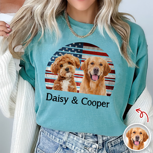 Custom Dog Photo Retro Comfort Shirt TH10 896143
