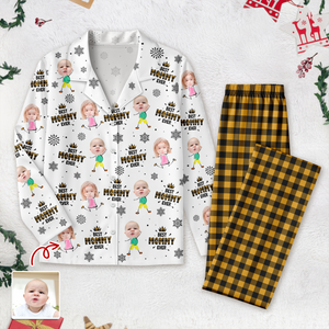 Custom Photo Best Nana Ever Gigi Papa Funny Children - Personalized Pajamas CH07 899166