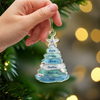 Custom Name Sea Glass Christmas Tree Acrylic Ornament – Personalized Coastal Christmas Decoration, Family Holiday Gift TH10 170673