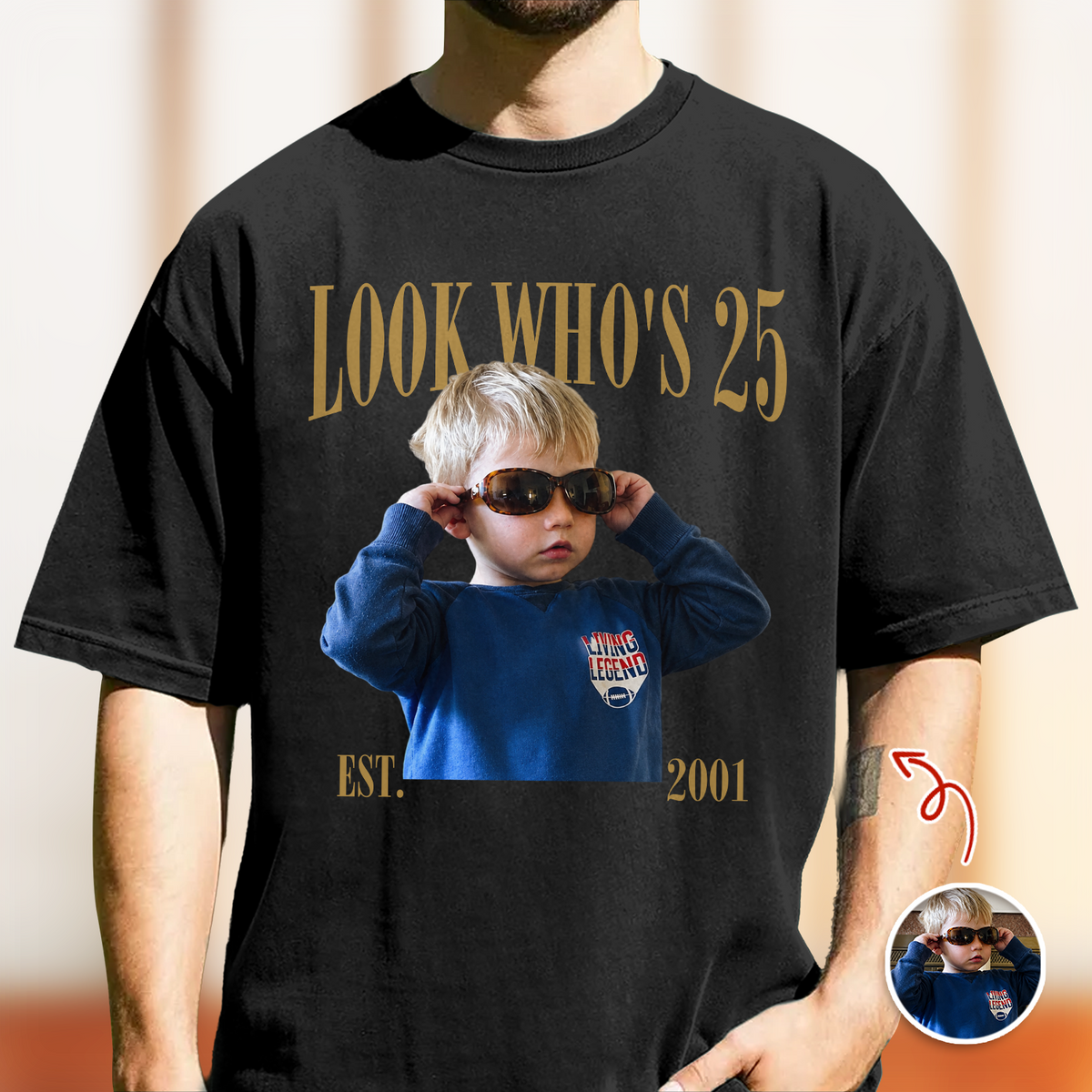 Custom Photo Look Who's 21 Comfort Shirt - Birthday Gift TH10 170561
