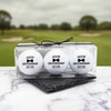 Custom Name Golf Balls for Groom, Wedding Golf Gift for Golfer, Groomsmen Gift CH07 180456