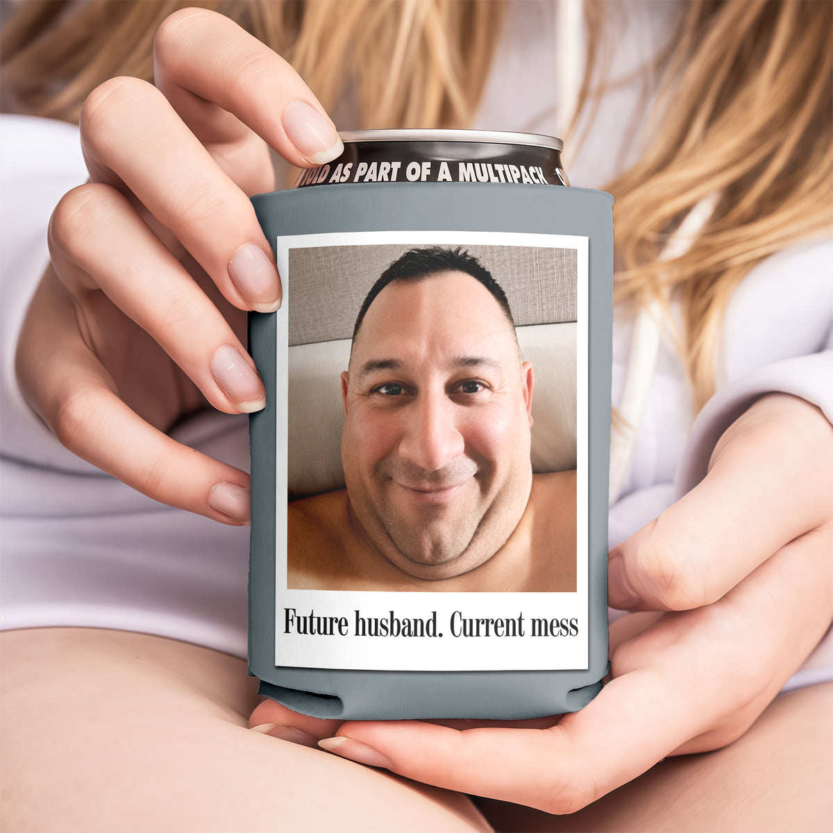 Personalized Vintage Photo Can Cooler Birthday Gift for Him Her LM32 669455