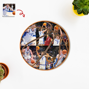 The Photo Collage And Basketball Wood Frame For Sport Lover LM32 897167