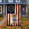 Custom Photo My Dog Loves USA 250 Garden Flag HA75 898906