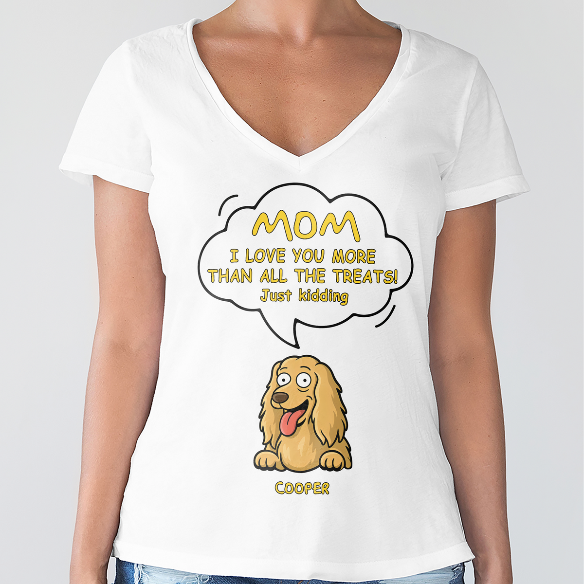 Custom Dog Clipart Just Kidding For Dog Lover Shirt TH10 892697