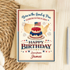 Custom Name Born in the Land of Free - Celebrating 250 Years Of Liberty Birthday Card LM32 897851