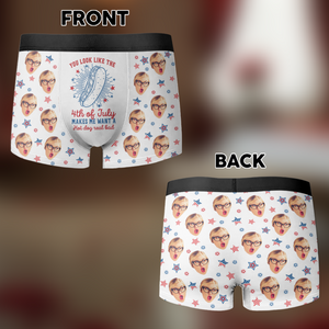 Custom Photo You Look Like The Hot Dog Funny Gift For Boyfriend Boxer TH10 894083