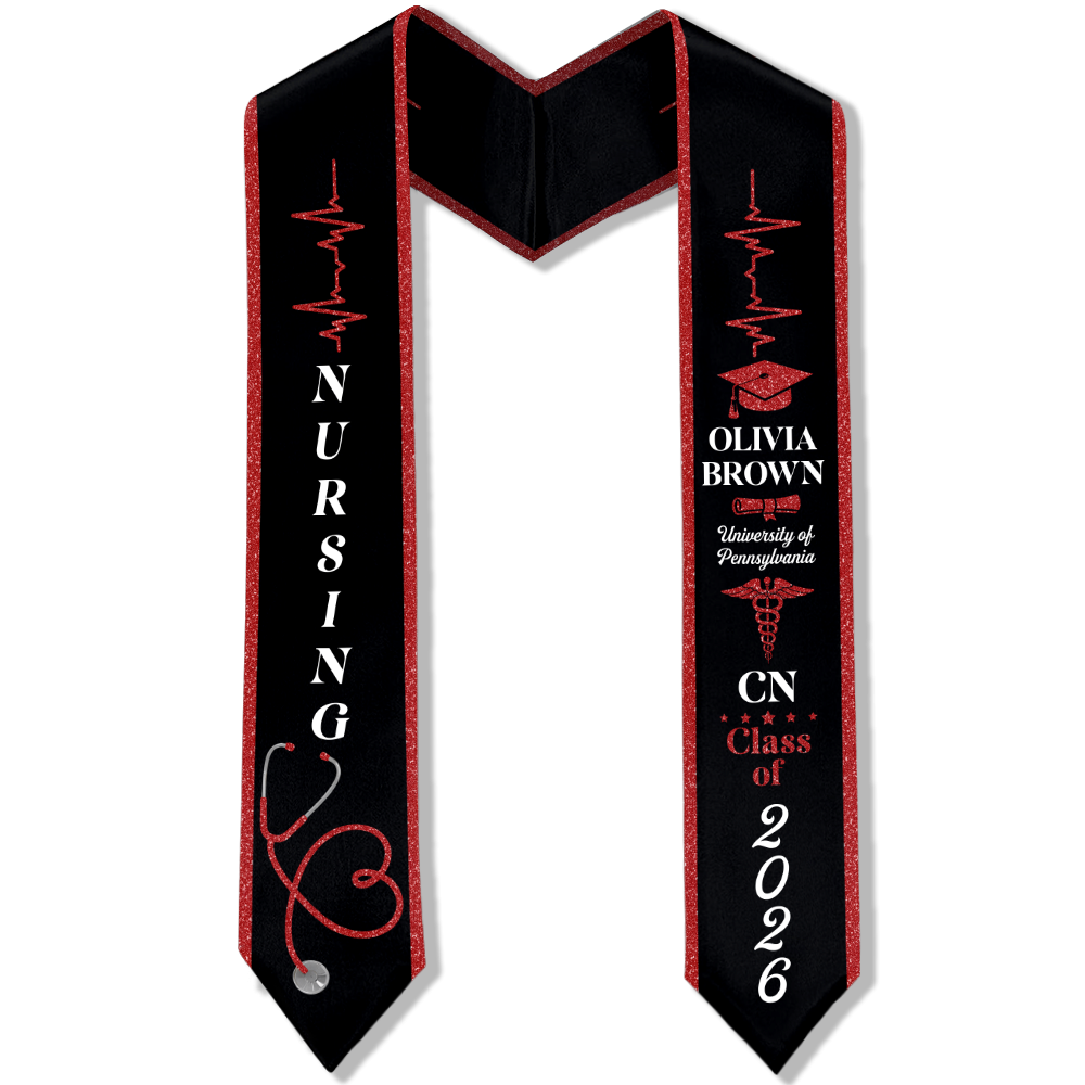 Personalized Nursing Graduation 2026 Stole HO82 901508