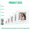 Custom Photo Floral Gingham Bow Stripe Mother EST Year Magnet Gift For Mother, Grandma, Nana LM32 899917