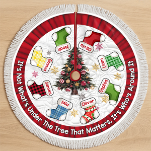 It's Not What Under The Tree That Matters Christmas Tree Skirt TH10 896331