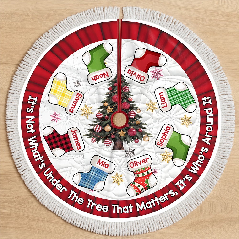 It's Not What Under The Tree That Matters Christmas Tree Skirt TH10 896331