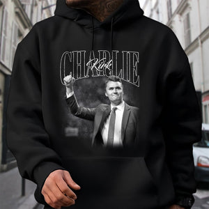 Charlie Kirk A True Hero Retro Style Dark Shirt HO82 65782