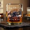 Custom Photo Happy Father's Day To My Amazing Dad Dog Rock Glass HA75 892462