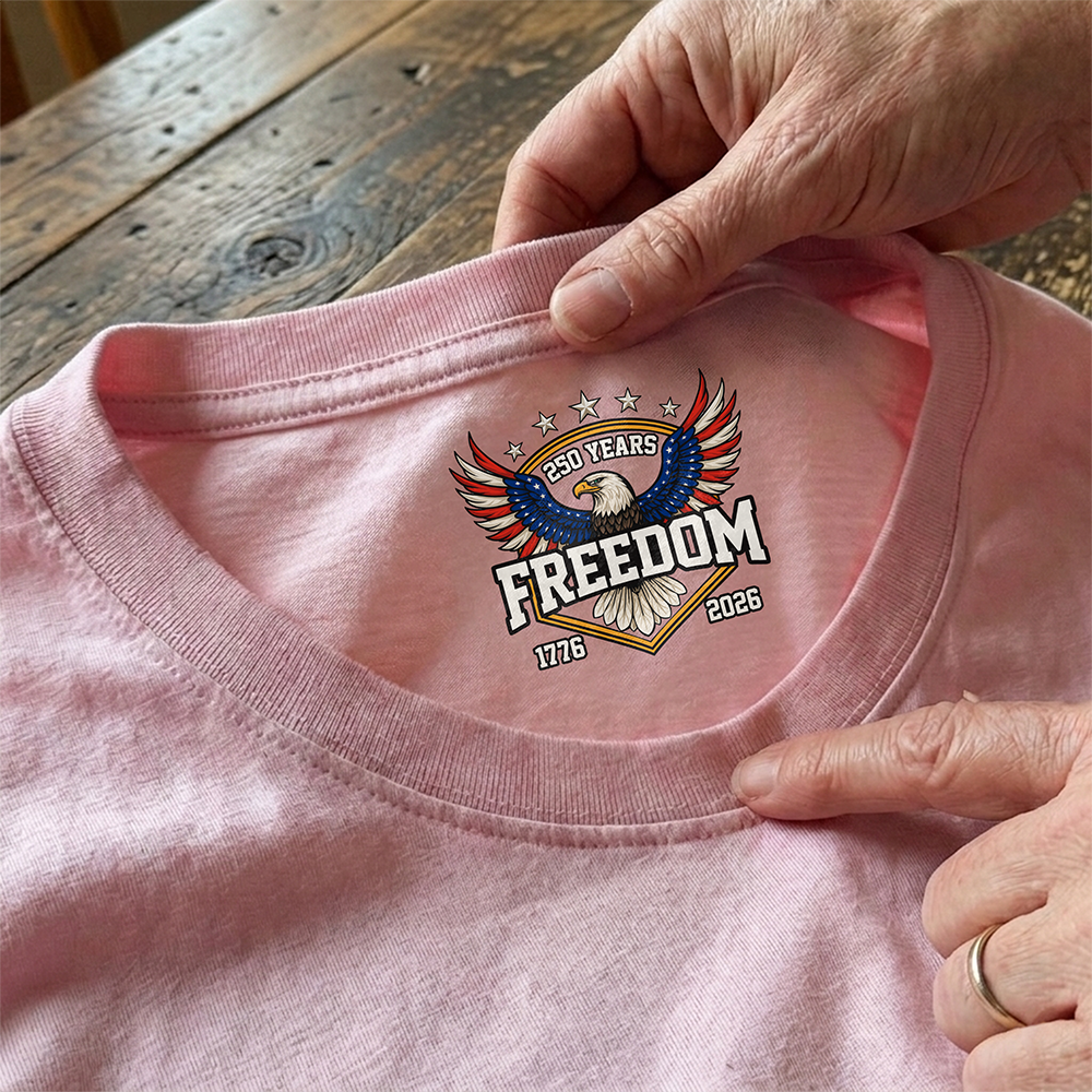 250 Years of Freedom 1776–2026 Anniversary Neck Print Shirt Patriotic Gift CH07 910920