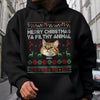 Custom Photo Merry Christmas Ya Filthy Animal Personalized Dark Shirt HO82 894548