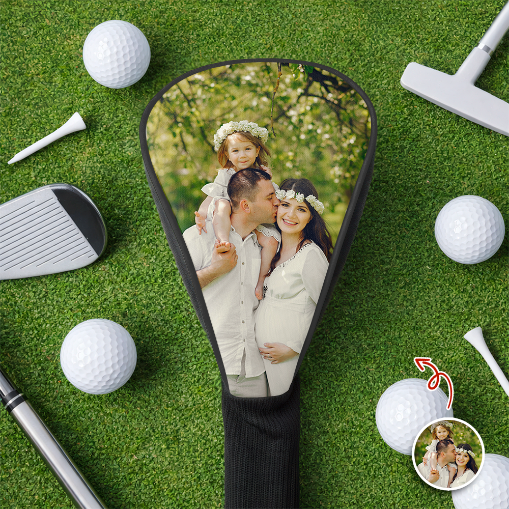 Custom Photo Family, Friends Golf Club Head Cover For Golf Lovers HA75 921262