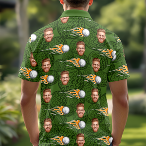 Custom Face Polo Shirt Gift for Golfer CH07 910080