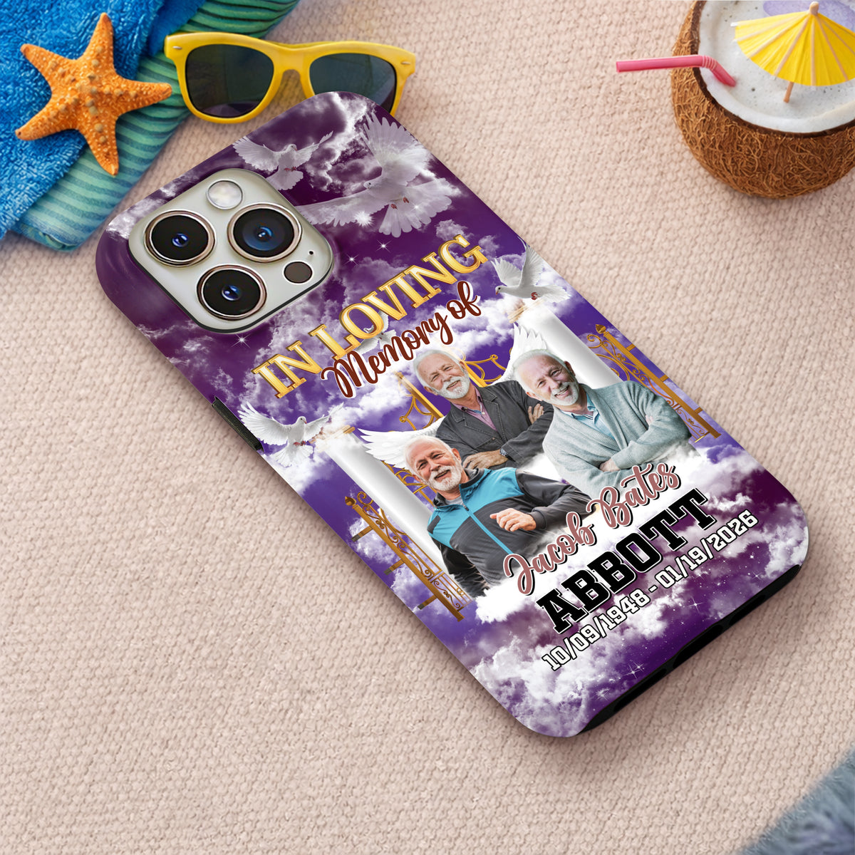 Custom Photo In Loving Memory Of Memorial Phone Case HA75 920986