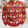 Custom Photo Christmas Best Dad Ever Ugly Sweater Gift For Family HO82 900416