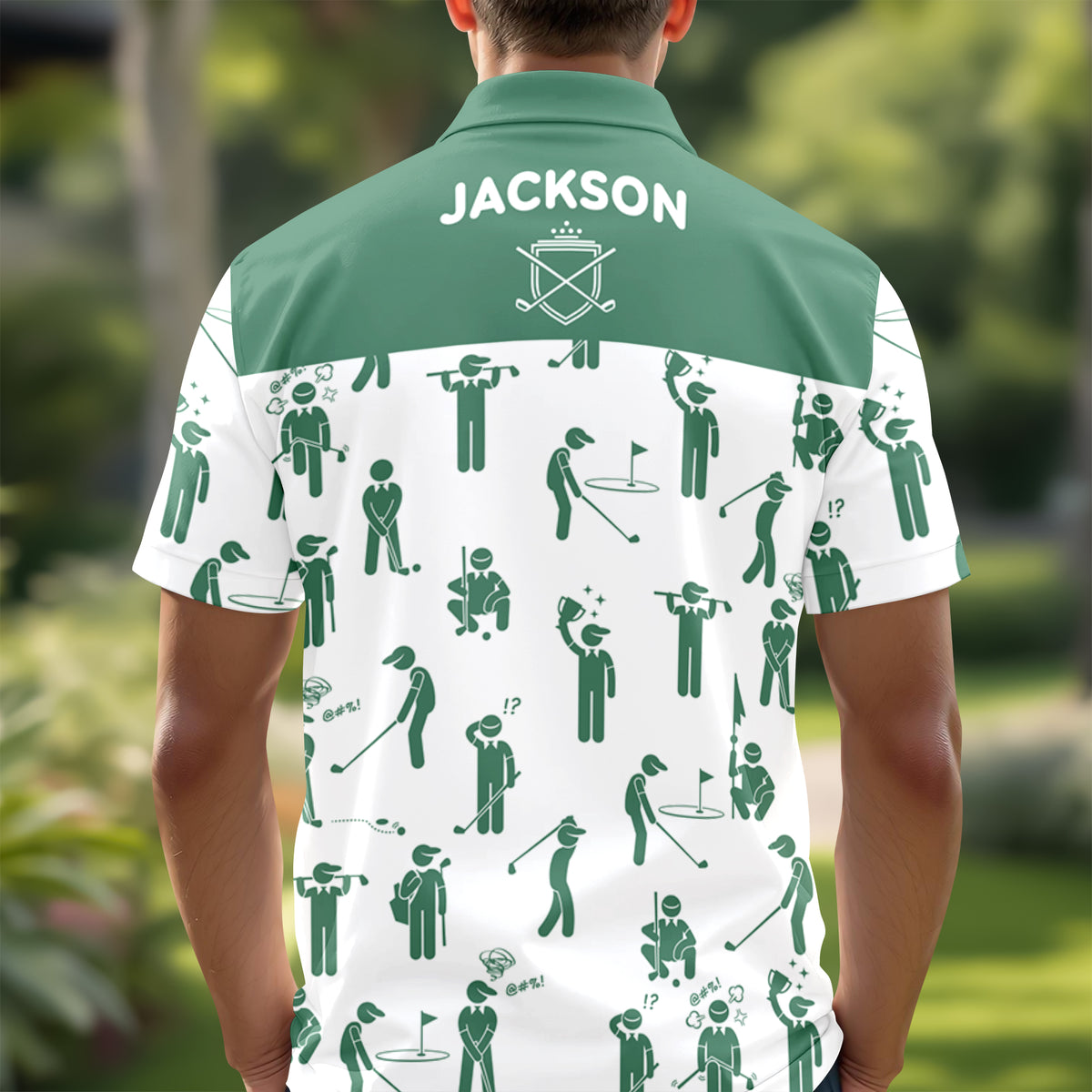 Custom Name Personalized Golf Ball Polo Shirt Gift For Golfer, Golf Lovers HA75 898580
