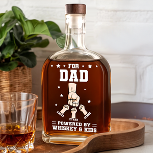 From The Reason You Drink - Family Personalized Whiskey Bottle HA75 892486