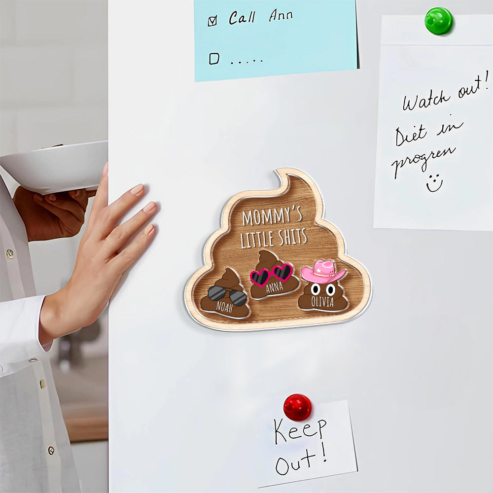 Personalized Grandkids Mother's Day Gift For Grandma Shaking Magnet Gift For Nana, Funny Grandma HA75 921220