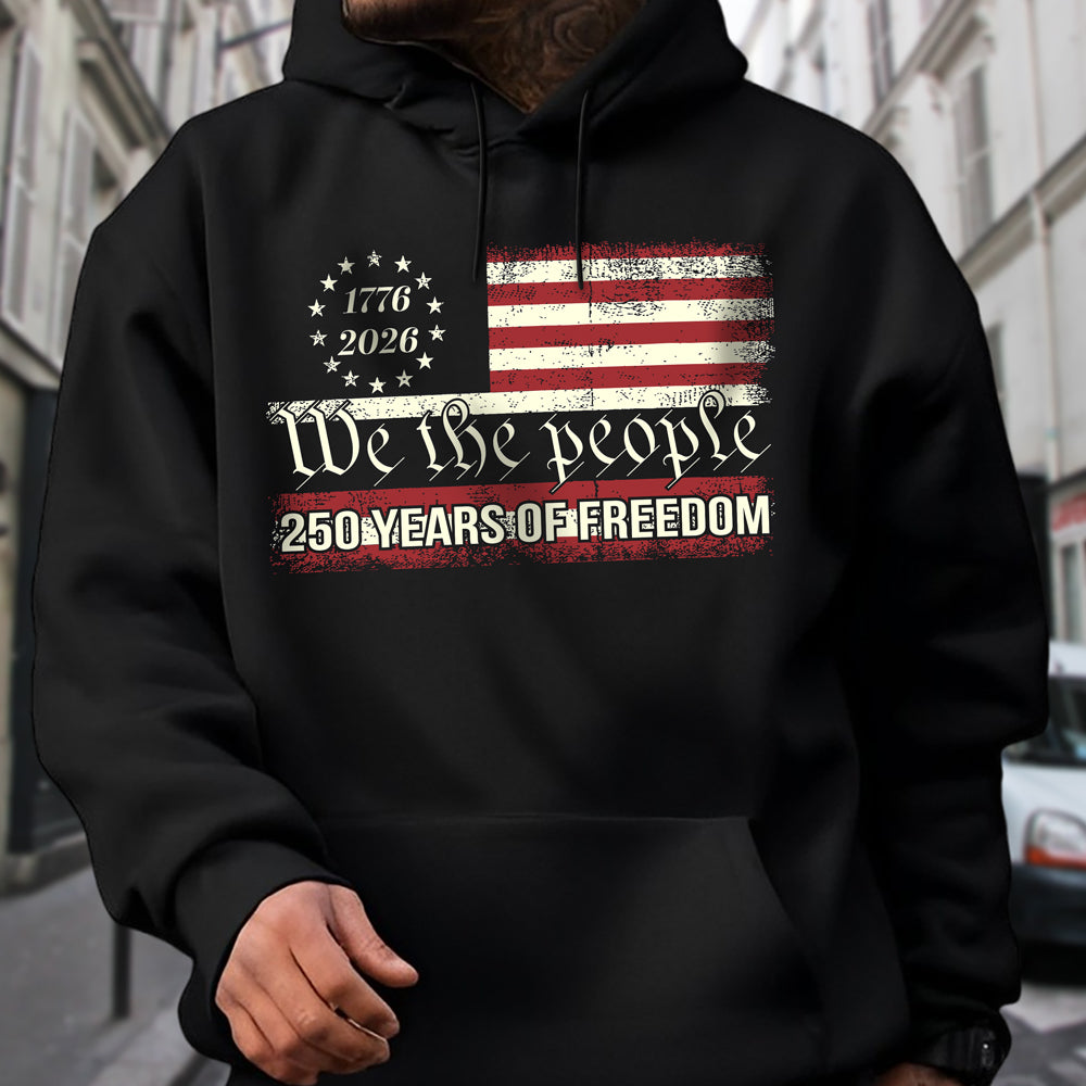 We The People 250 Years Of Freedom Dark Shirt TH10 894549