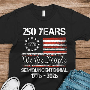 America’s 250th Anniversary United States Semiquincentennial Dark Shirt HO82 900338