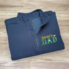 Custom Name Dad Mom Embroidered Golf Quarter Zip Sweater HO82 902324