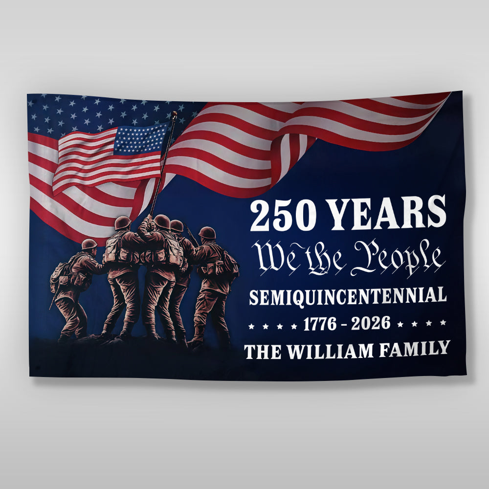 American Flag 250 Years Anniversary United States Semiquincentennial Double-Sided Flag HA75 897966
