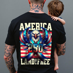 America 250 USA Freedom Liberty Back Side Dark Shirt HA75 897286