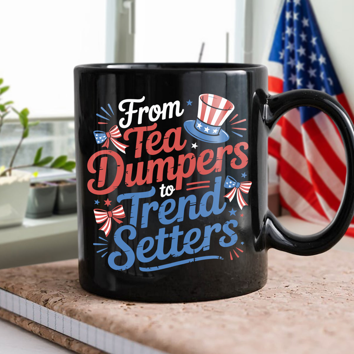 USA 250th Anniversary 250 Years of Freedom America Black Mug HO82 894526