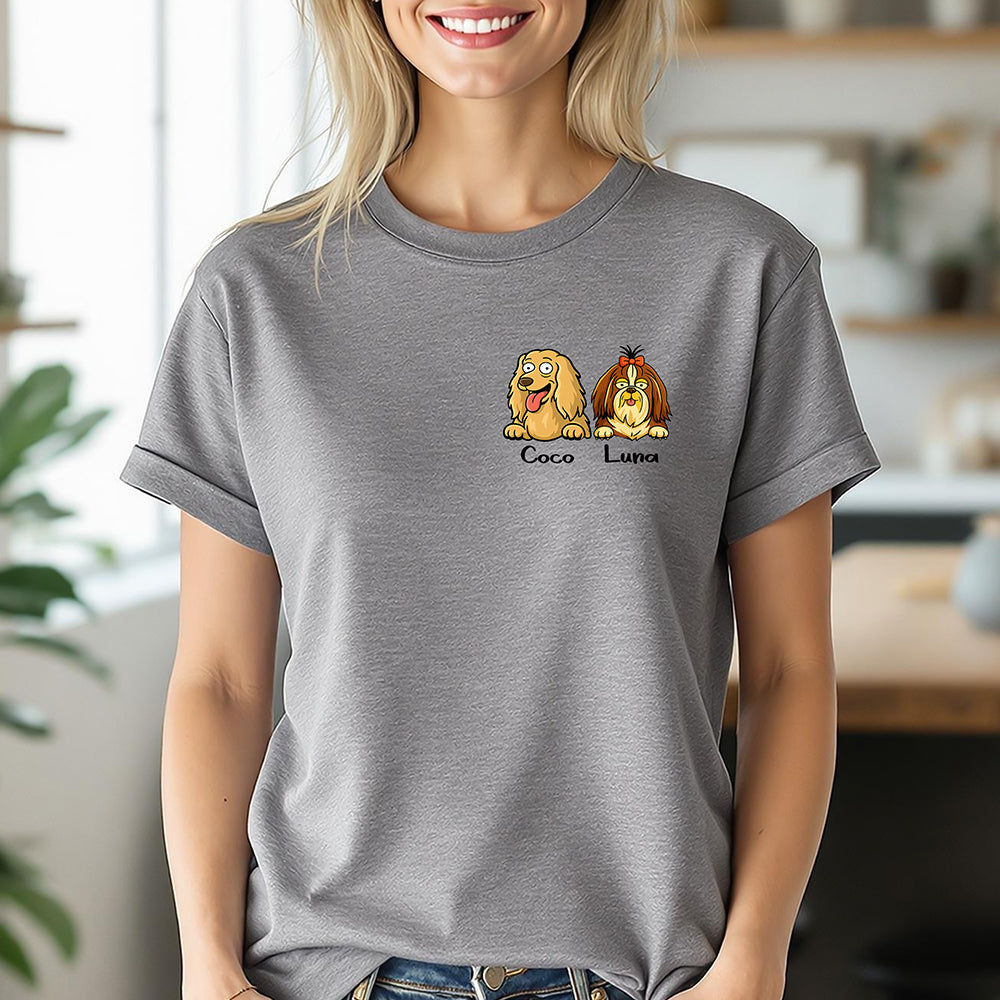 Custom Dog Name Personalized Shirt Gift for Dog Dad Dog Mom CH07 895628