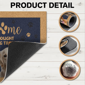 Custom Photo Dog Hope You Bought Diet Coke and Dog Treats Doormat HA75 892926