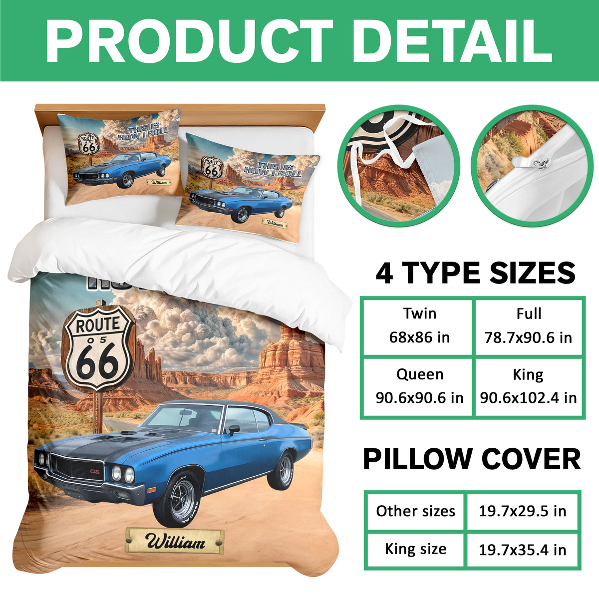 Custom Car Photo This Is How I Roll Bedding Set Gift For Car Lover CH07 899928