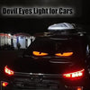 Demon LED Eyes for Car Truck Windshield, Programmable Animated LED Sign, Flexible Car Window Light, Halloween Car Decor HA75 922204