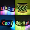 Demon LED Eyes for Car Truck Windshield, Programmable Animated LED Sign, Flexible Car Window Light, Halloween Car Decor HA75 922204