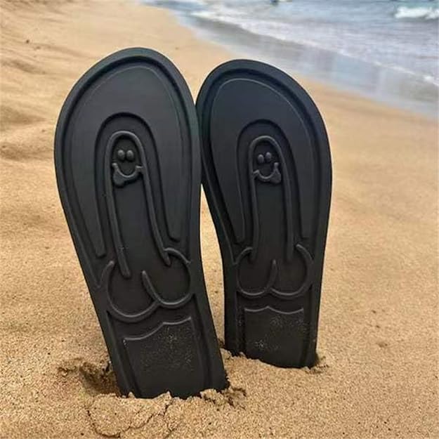 Funny Hidden Shaped Flip Flop - Gift For Men, Dad, Grandpa, Brothers, Yourself HO82 903562