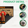 Custom Dog Cat Photo No Need To Knock We Know You're Here Halloween Doormat HO82 903222