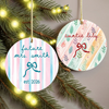 Personalized Auntie Ceramic Ornament Holiday Keepsake, Wedding Christmas Tree Decoration TH10 170667