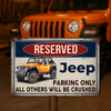 Custom Photo Reserved Parking Only All Others Will Be Crushed Car Metal Sign TH10 894237