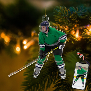 Custom Rink Master Photo Acrylic Ornament - Gift For Ice Hockey Players, Ice Hockey Lovers, Family Members HO82 900194