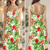 Custom Photo Dog Women's V-Neck Cami Maxi Dress HO82 893616